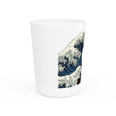Street Samurai - Shot Glass - Article 2 - Rage, Courage - Crashing Blue Wave - 1.9 oz