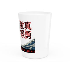 Street Samurai - Shot Glass - Article 2 - Rage, Courage - Crashing Blue Wave - 1.9 oz