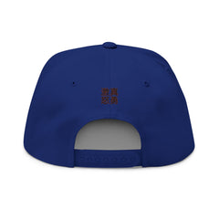Street Samurai - Crashing Wave Embroidered Flat Bill Cap - Rage Courage