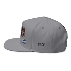 Street Samurai - Crashing Wave Embroidered Flat Bill Cap - Rage Courage
