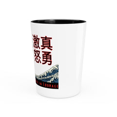 Street Samurai - Shot Glass - Article 2 - Rage, Courage - Crashing Blue Wave - 1.9 oz