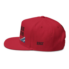 Street Samurai - Crashing Wave Embroidered Flat Bill Cap - Rage Courage